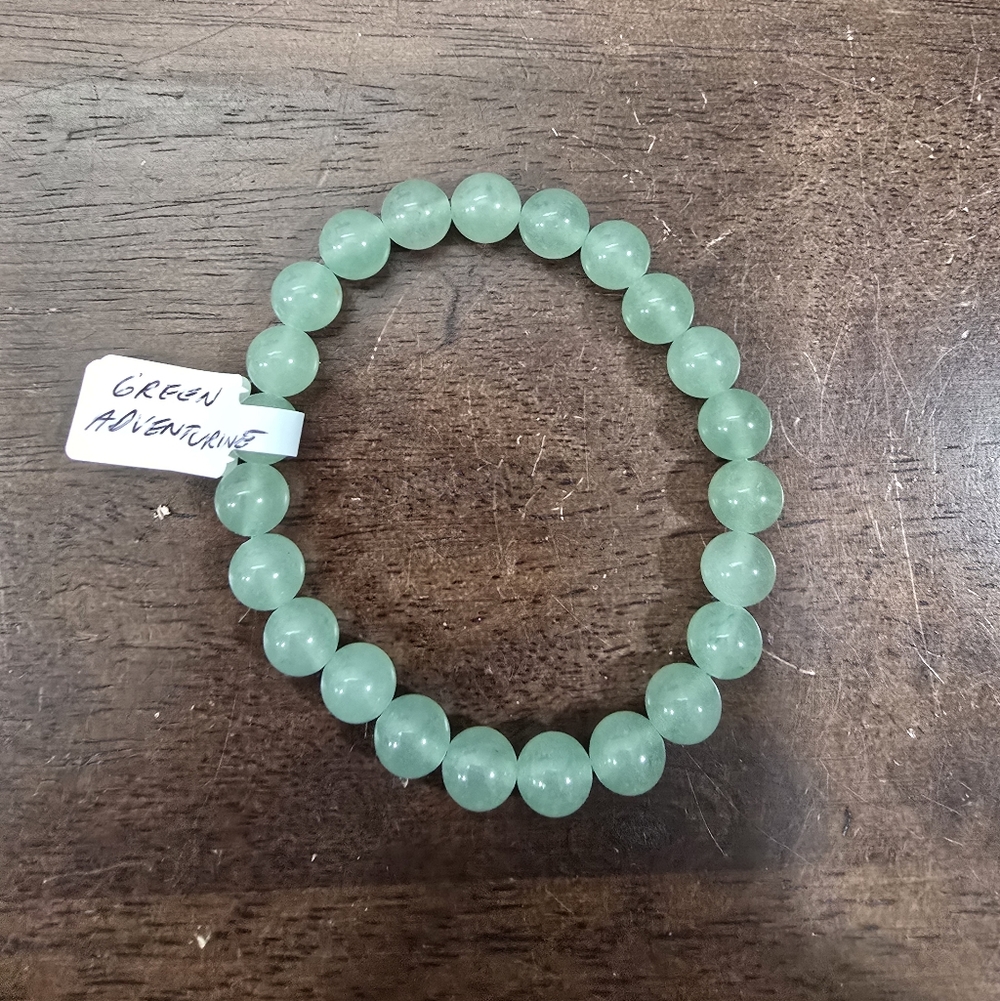 Green Adventurine Crystal Bracelet 8 mm